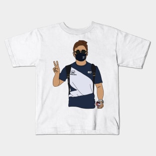 Yuki Tsunoda Peace Sign Kids T-Shirt